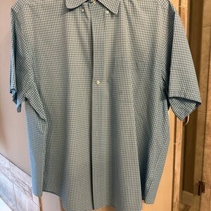 Men's Blue Checkered Shirt